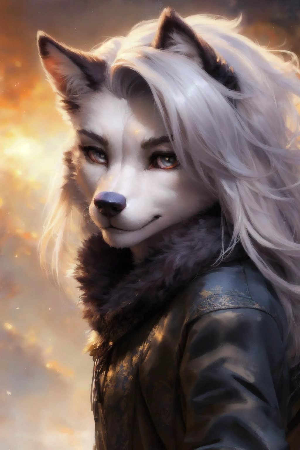 wolf, (loona:1.2), hellhound, fur, anthro, detailed correct paws, anthropomorphic, furry, (muscular:1.1), smiling, fur covered body, full length view, facing viewer, detailed fur texture, fully in view, cute, solo, legs in view, knees, fur covered body, detailed fur, detailed facial features, fine art photography, high quality, hdr, 8k, 4k uhd wallpaper, beautiful, 8k, uhd, intricate detail, detailed, by popular digital, digital, watercolor, dark colors, watermark, hyper-resolution, 8k-resolution, hd, very detailed, beautiful colorized photograph, realistic, detailed image, photoshotography, very detailed picture, very detailed, detailed image, very beautiful, real life, (realistic proportions), (sharp focus:0.9), (masterpiece), Ultra realistic, masterpiece, highest quality, ultra detail,adorable, absurd res, by Pino Daeni, by Ruan Jia, by Shiitakemeshi, by Alayna Lemmer, by Carlo Galli Bibiena