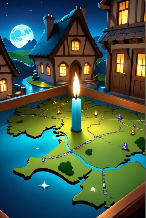 A detailed map of mythical Ireland, with legendary locations marked by sparkling gems, under the soft glow of candlelight., illustration, 3d, cartoon,
high resolution, high quality, detailed, masterpiece, hdr, sharp,
[Constructivism style],[ sassy style], 
BREAK
score_9, score_8_up, score_7_up, score_6_up , amazing, beautiful, breathtaking, astonishing, brilliant, incredible,