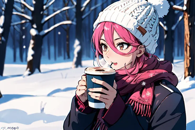 (RAW photo, best quality), 1girl, natural lighting, solo, high resolution, srw_ring_mao,
<lora:srw_ring_mao_v1_2-000005:0.8>,
winter, snowflakes, beanie hat, scarf, drink coffee, aroma,