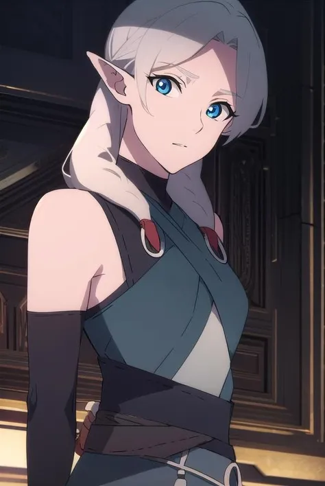 fymryn, <lora:fymrynv2-lora-nochekaiser:1>,
fymryn, blue eyes, grey hair, pointy ears, braid, hair braid, elf,
BREAK bare shoulders, boots, detached sleeves,
BREAK looking at viewer,
BREAK outdoors,
BREAK <lyco:GoodHands-beta2:1>, (masterpiece:1.2), best quality, high resolution, unity 8k wallpaper, (illustration:0.8), (beautiful detailed eyes:1.6), extremely detailed face, perfect lighting, extremely detailed CG, (perfect hands, perfect anatomy),