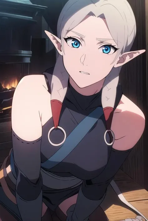 fymryn, <lora:fymrynv2-lora-nochekaiser:1>,
fymryn, blue eyes, grey hair, pointy ears, braid, hair braid, elf,
BREAK bare shoulders, boots, detached sleeves,
BREAK looking at viewer,
BREAK outdoors,
BREAK <lyco:GoodHands-beta2:1>, (masterpiece:1.2), best quality, high resolution, unity 8k wallpaper, (illustration:0.8), (beautiful detailed eyes:1.6), extremely detailed face, perfect lighting, extremely detailed CG, (perfect hands, perfect anatomy),