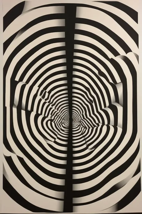 <lora:Op Art:1>Op Art - Create an optical illusion that uses geometric shapes and lines to create a sense of movement or vibration.