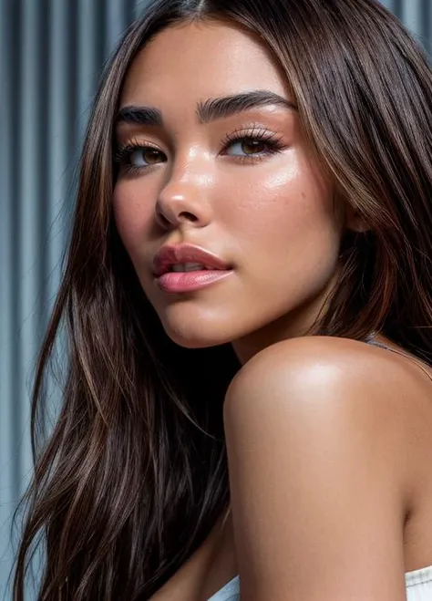 RAW photo, (high detailed skin:1.2), 8k uhd, dslr, soft lighting, high quality, film grain, Fujifilm XT3
<lora:madisonbeer_smf_lora_01-000003:0.8>, realistic, 1girl, madisonbeer-smf, sweeter