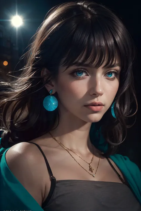 <(masterpiece, realistic:1.3), (extremely intricate:1.2)>, (photorealistic:1.4), (extremely delicate), (ultra realistic:1.3), (award-winning photography), (arrogant_face, side_braid, random angle, random view), hyperrealistic photography, extremely detailed CG unity 8k wallpaper, HDR, RAW photo, dslr, (best illumination, professional lighting, cinematic lighting, beautiful lighting, dramatic shadows, photon mapping, radiosity, physically-based rendering, depth of field, complex background, blurry background), (caustics:1.2), (lens flare:1.2),
extremely detailed magazine cover-style realistic digital painting, (magazine cover-style illustration), adding a touch of fantasy to the scene, the text on the cover should be bold and attention-grabbing, with the title of the magazine and a catchy headline, the overall style should be modern and trendy, with a focus on fashion and lifelike, helvetica-bold,
portrait, Vixen, Average Height, Skinny, Diamond-Shaped Face, Fair Skin, Gray Hair, light blue Eyes, [[Curved Nose]], Full Lips, Round Chin, Shoulder-Length Hair, Curly Hair, Blunt Bangs, soft breasts, Dangle earrings, coral, stain lipstick, A long cardigan with a tank top, leggings, and boots, humming, graphic light, Intensity, Radial,
art by tim burton,
(photographed on a Nikon D4 with Nikon 300mm lens, 1/1250th, f/5.6, ISO 1000),
<lora:epiNoiseoffset_v2Pynoise:0.8>portrait of a award winning photo of model sytle posing in a dark studio, (rim lighting,:1.4) two tone lighting, sharp focus, teal hue, octane, unreal, dimly lit, low key,
 <lora:cmMix_v10:1:ind>