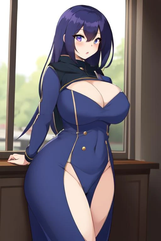 masterpiece, best quality, 1girl, solo, busty, curvy,   <lora:MasterGodai:0.7>