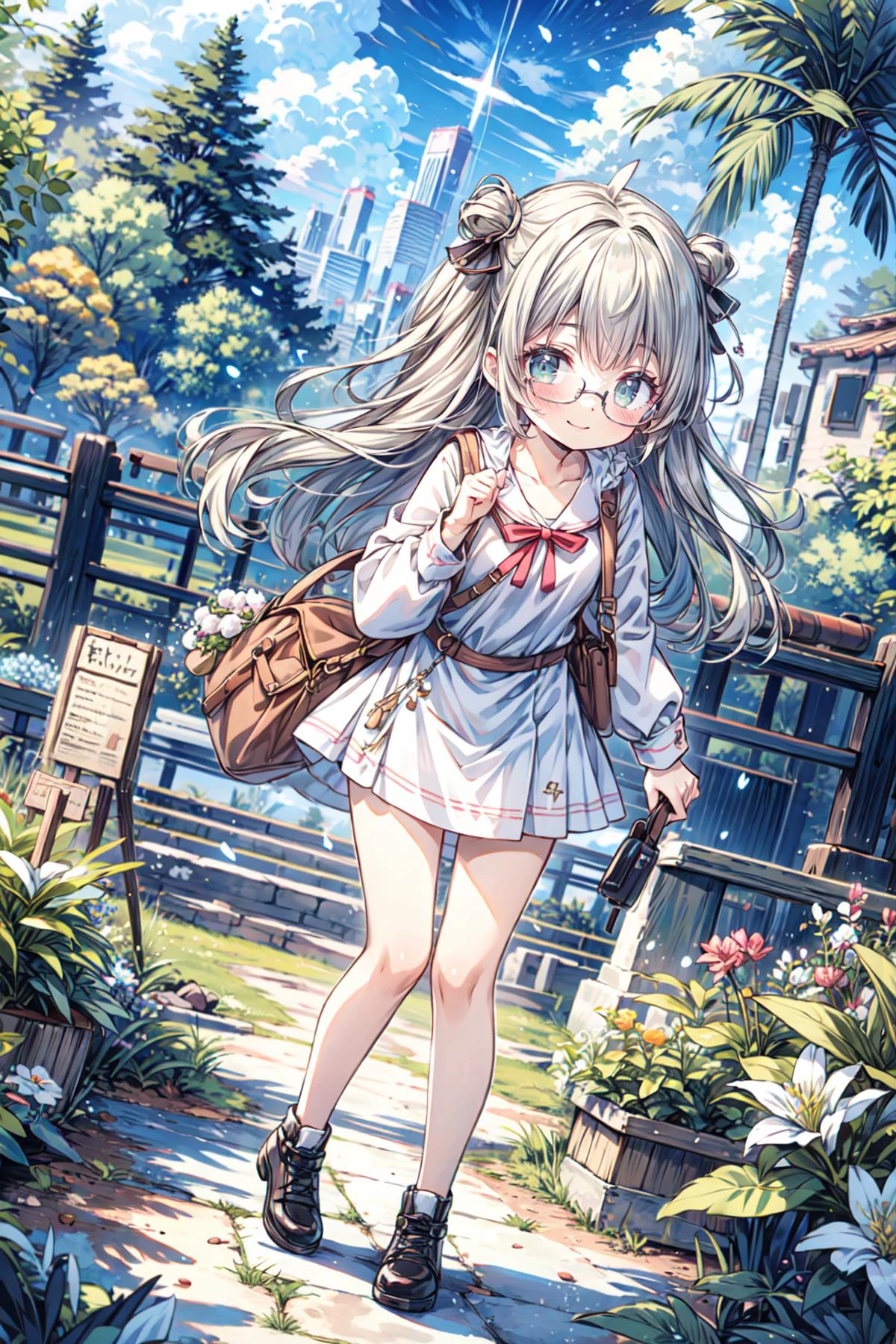 <lora:anya_forger_spyxfamily:0.8>, ((anya_forger_spyxfamily,anime_style,)):1.24, (smirk smile):1.1,
BREAK 1girl, adorable, clear face, solo, ((full body)):1.33, ((a girl wear a clear glasses, detailed glasses)):1.2,
BREAK perfect(anatomy,body,face,hand,leg,foot,fingers),
BREAK soft light, light on face, cinematic lighting, dynamic(angle, elegant posture), detailed(shadow, lightning),
BREAK beautiful detailed woman, glossy pink lips, ((milky skin, shiny skin)), makeup, blush,eyeliner, eyeshadow, eyelashes, textured skin, collarbone, perfect skin,
BREAK <lora:more_details:0.7>, extremely detailed, CG, finely detail, (masterpiece, best quality):2.0, (intricate details, depth of field),
<lora:cozy animation scenes_20230824111332:0.65>, (cozy, animation scenes, scenery, starry stars, PIXIV, (outdoors), central park, cozy, raining, walk):1.15,