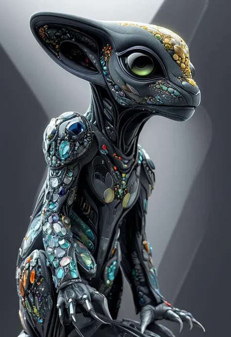 <lora:artfullyALIEN_SDXL_V1:1>,artln,
alien, character concept, body suit, gem blaster, masterpiece, uhd, 8k, intricately detailed, photograph