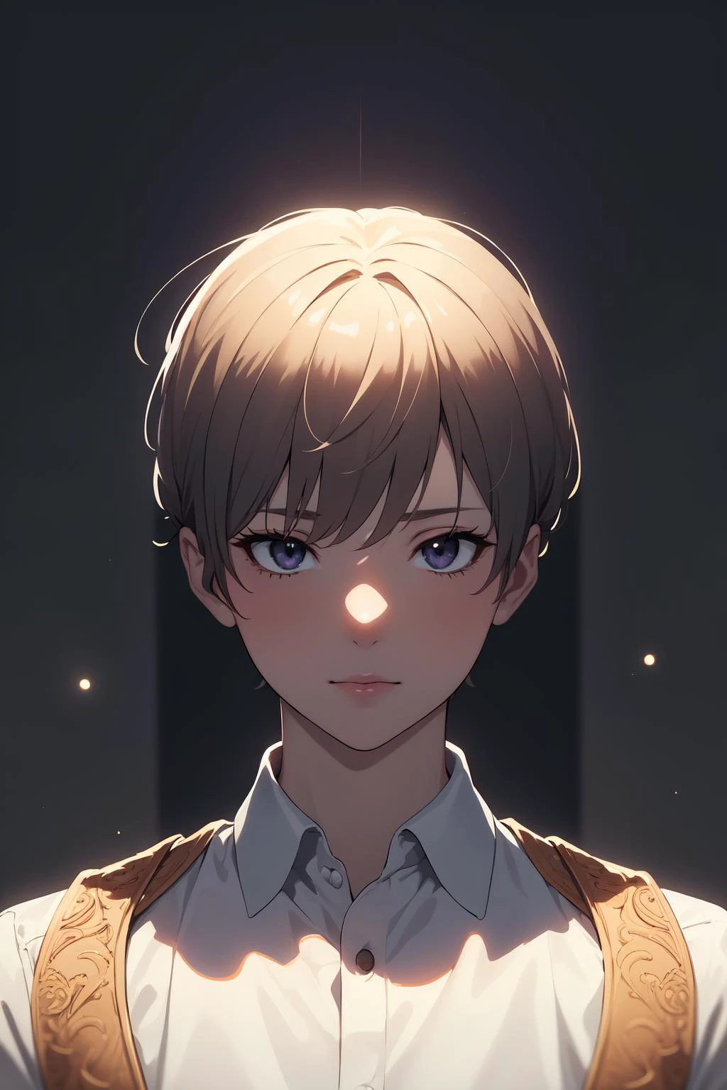 (masterpiece, best quality:1.2), extremely detailed, intricate details, finely detailed, soft lighting, volumetric lighting, (perspective), [1boy:1girl:18], portrait, eclipse,
