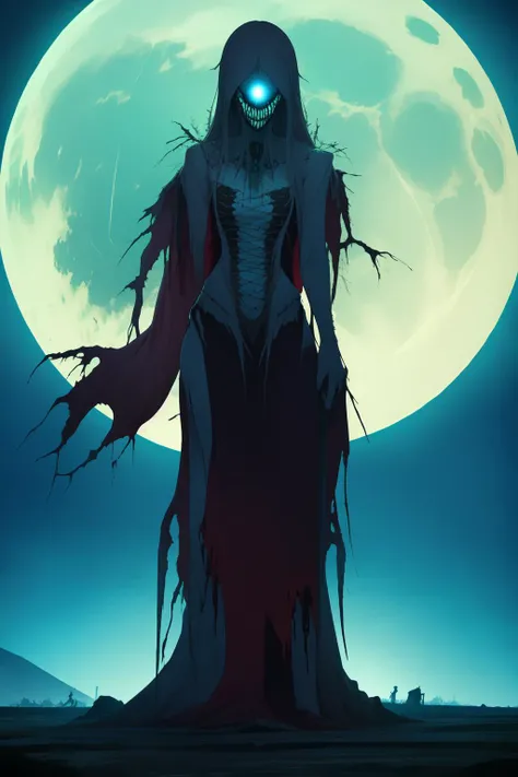 (masterpiece, best quality:1.2), extremely detailed, intricate details, finely detailed, soft lighting, volumetric lighting, (panorama), no humans, [moon:sun:20], ((horror \(theme\))),