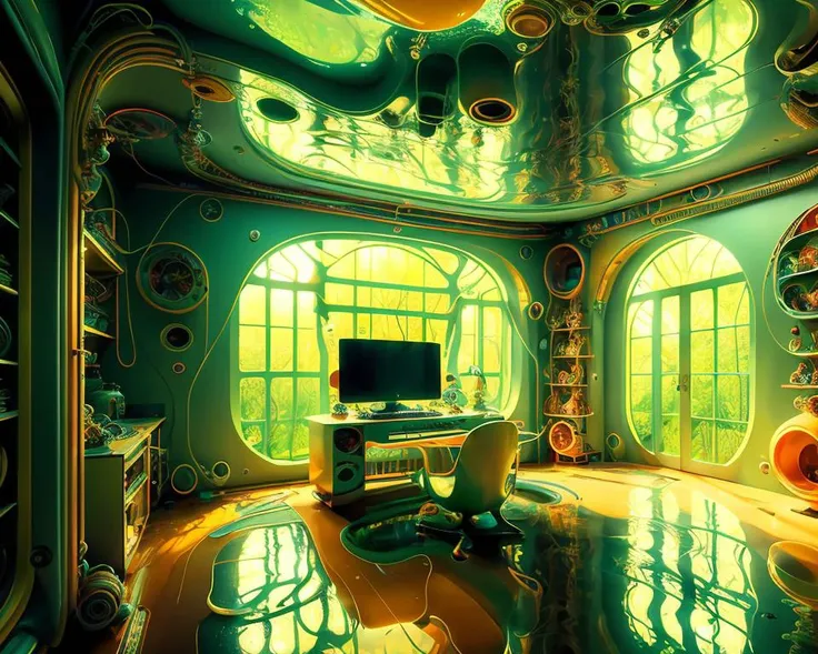 <lora:Psychedelic Rooms - [Trigger Words are Topnotch Artstyle] - LoRA:1> Topnotch artstyle