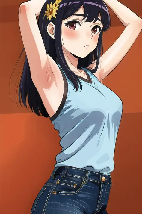 <lora:1714503827145887877:1> Tz7qw6 Artstyle,old,armpits,bishoujo,