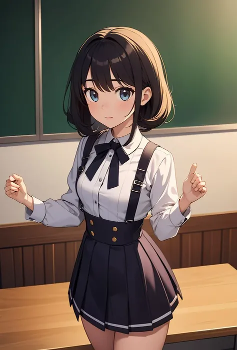(masterpiece, best quality), 1girl, <lora:kuoh_academy_school_uniform:0.8> kuoh_academy_school_uniform