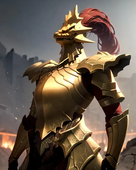 detailed, solo, upper body, action,  Ornstein, <lora:Ornstein:0.8>, night, yellow thunderbolt, thunder, cinematic lighting,