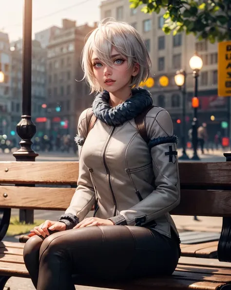(a2:1.0),(des_ver:1.0),1girl,short_hair,looking at viewer,sitting on a bench in the park,masterpiece, best quality, beautiful lighting, <lora:a2_v3:0.8>
(bokeh:1.3)