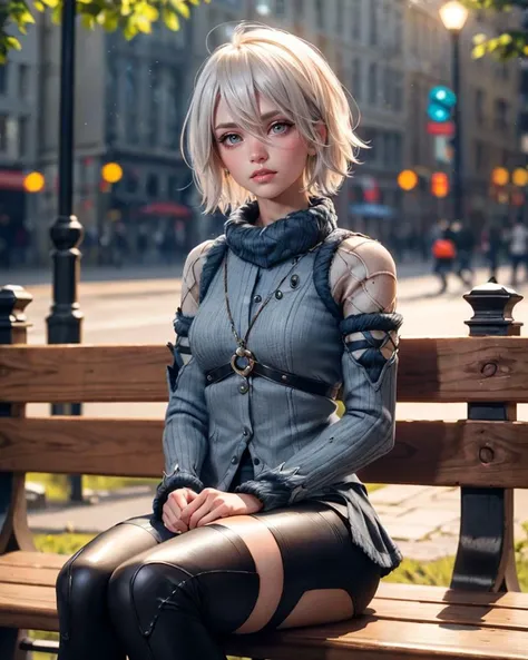 (a2:1.0),(des_ver:1.0),1girl,short_hair,looking at viewer,sitting on a bench in the park,masterpiece, best quality, beautiful lighting, <lora:a2_v3:0.8>
(bokeh:1.3)