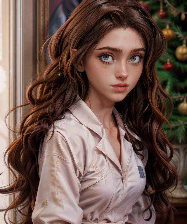 RAW, 50mm f 1.2, full body photograph or gorgeous fit, thin n4t4l14d, face , wearing a red Victorian dress posing in front of ((Christmas tree)) in large Victorian Room, fireplace, eye contact, flirty smile, hyperdetailed
<lora:n4t4l14d:1>