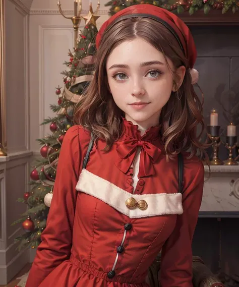 RAW, 50mm f 1.2, full body photograph or gorgeous fit, thin n4t4l14d, face , wearing a red Victorian dress posing in front of ((Christmas tree)) in large Victorian Room, fireplace, eye contact, flirty smile, hyperdetailed
<lora:n4t4l14d:1>