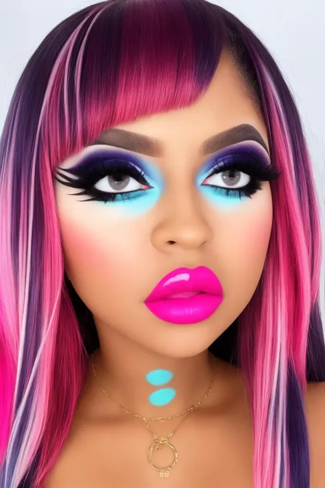 1 girl, sexy "mix-of-every-race", (("hypnosis-pov")), full-body-shot, cute, (dramatic makeup), colorful, amazing, perfect lighting, bright colors, dramatic, dynamic, cinematic lighting, intricate details, epic,