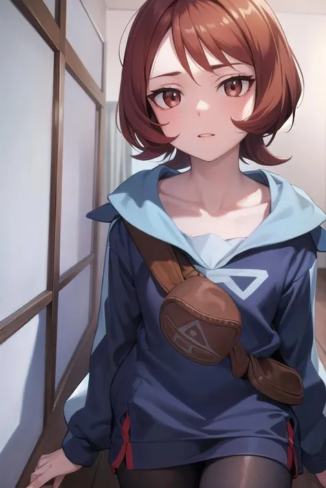 pokemonarezu, <lora:pokemonarezu-lora-nochekaiser:1>,
pokemonarezu, brown hair, cowlick, short hair, (brown eyes:1.5),
BREAK black footwear, boots, collarbone, diamond clan outfit, jacket, long sleeves, pantyhose,
BREAK looking at viewer, full body, (cowboy shot:1.5),
BREAK indoors,
BREAK <lyco:GoodHands-beta2:1>, (masterpiece:1.2), best quality, high resolution, unity 8k wallpaper, (illustration:0.8), (beautiful detailed eyes:1.6), extremely detailed face, perfect lighting, extremely detailed CG, (perfect hands, perfect anatomy),