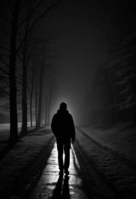 I feel the pain in the dark, depression, alone, monochrome, pop of colors, extremely detailed,