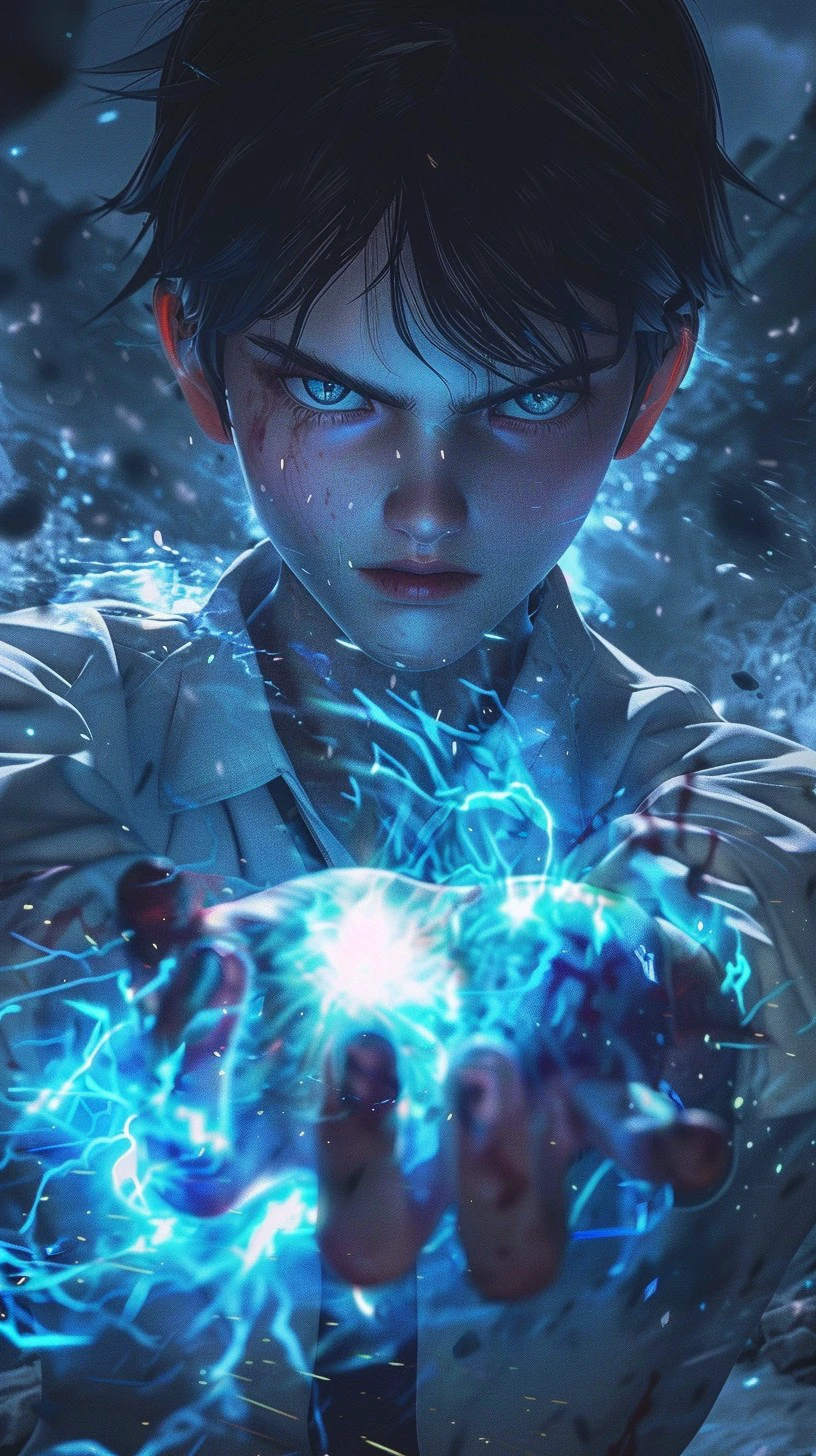 Super Power Male High School Student