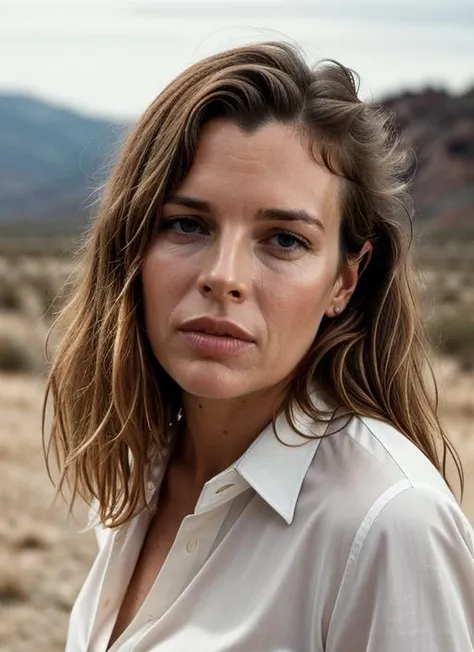 lauren_cohan, portrait, close up, 1girl, solo, long hair, looking at viewer, shirt, black hair, white shirt, short sleeves, cowboy shot, outdoors, parted lips, shorts, midriff, scarf, from side, neckerchief, leaning forward, denim, ground vehicle, building, realistic, bandana, cutoffs, red bandana <lora:LaurenCohanXL:1>, ((perfect eyes, detailed eyes,realistic eyes)), ((sharp face, detailed face, realistic face, naturtal skin, realistic skin, detailed skin, pores))