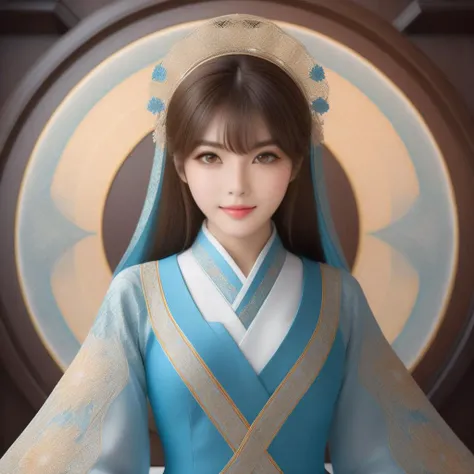 <lora:SDXL duzexi CF cline:1>cline,
1girl,solo,best quality, high quality, highres, masterpiece, sharpening,nice face,
cline girl, the background is a meditative and relaxing exquisitely continuous ordered beautiful monetary bezier curve, and the girl's costume is also this exquisitely continuous ordered beautiful monetary bezier curve, with the colour of the costume being the opposite of the background colour,