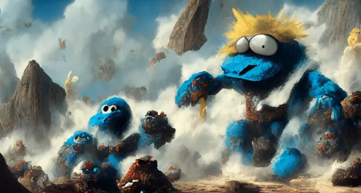 "Rick e Morty, American animated characters. capture the original characteristics of the characters, incluindo o jaleco branco e sobrancelha levantada de Rick, e o cabelo desgrenhado e olhos grandes de Morty. The painting is vibrant and colorful, com tons brilhantes de azul, verde e amarelo, e elementos como portais interdimensionais, Strange creatures and futuristic technology. The image evokes the adventurous and irreverent spirit of the animated series, prometendo ser impactante e detalhada."