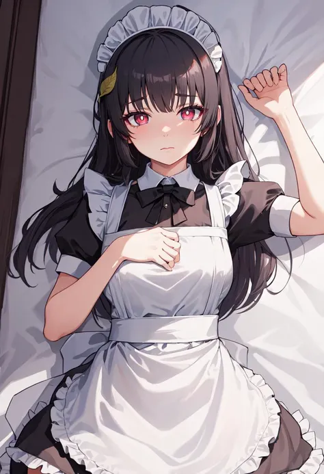 best quality, masterpiece, highres, solo, (miyu_bluearchive:1.10), (maid:1.40), (long maid dress:1.15), 23 <lora:miyu_bluearchive:0.80>