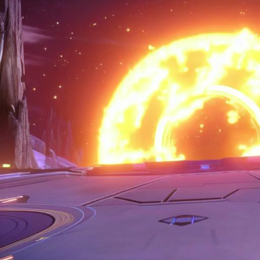 cloneWarsEmbed 80sAnime a mystic sitting in a glowing and floating circle surrounded by stars and space