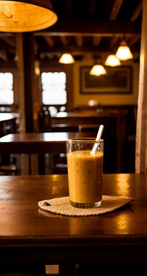 best quality, A Cowboy Shot, of a dressing on the table of a cozy place to eat,