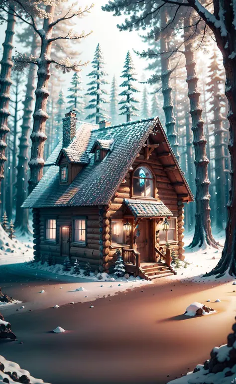 DiamonAI cabin in the woods