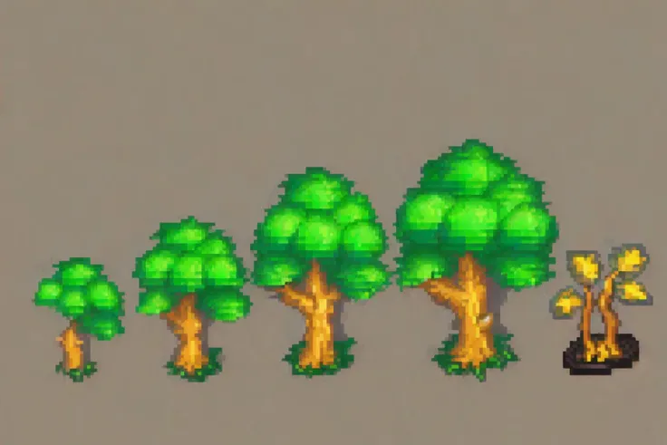 masterpiece,best,quality,
tree,plant growth process,reference table,no people,flower,gray background,simple background,growth stage,five stages,from young bud to luxuriant,still life,plant,leaf,soil,pixel,pixel art,pixelart,xiangsu,xiang su,no humans,<lora:pixel plant growth1:1>,
