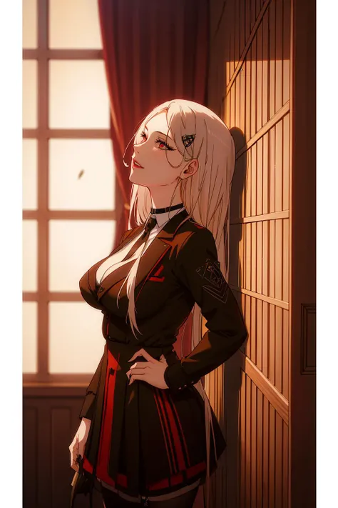 1 girl,chocker,goth,goddess,dressed in punk clothing, edgy, urban girl fanart, goth aesthetic, chocker,goth,goddess,dressed in punk clothing, edgy, urban girl fanart, goth aesthetic, <lora:Sachiko Juraku:0.6>, intricate, elegant, highly detailed, artstation, concept art, smooth, sharp focus, XF IQ4, 150MP, 50mm, f/1. 4, ISO 200, 1/160s, natural light, Adobe Photoshop, Adobe Lightroom, DxO Photolab, polarizing filter, Sense of Depth, AI enhanced, HDR, art by artgerm and greg rutkowski and alphonse mucha