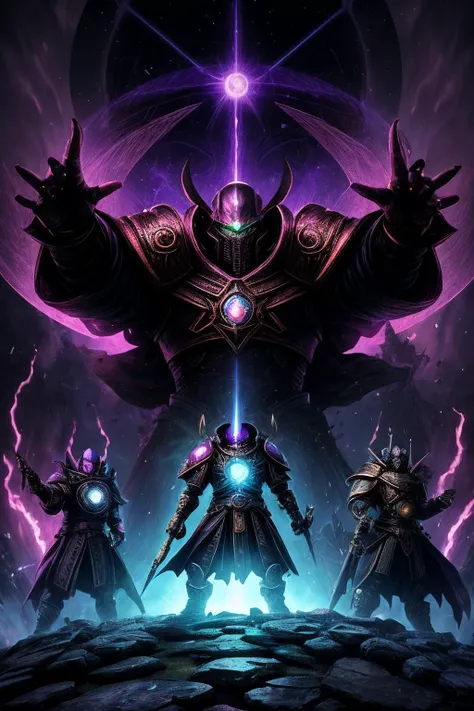 Welcome, disciples of the Dark Powers. You have been chosen for a purpose greater than mere survival. In this realm of chaos, power is the currency, and you are now among its brokers. I offer you opportunities beyond the imagination of the feeble-minded servants of the Corpse Emperor.
Yet, know this: power comes at a cost. The path ahead is treacherous, and the forces of both the warp and the Imperium will seek to crush you. Forge alliances, break them when necessary, and let the taint of chaos guide your every step.
Your first task awaits. There are whispers of an artifact, a key to unlocking untold power, hidden within the depths of the corrupted hive city. Retrieve it, and your journey towards ascension shall truly begin