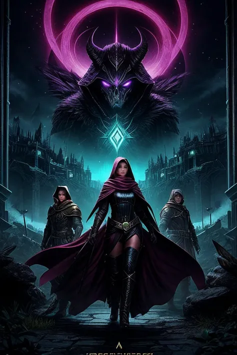 1valaw1, a woman. Welcome, disciples of the Dark Powers. You have been chosen for a purpose greater than mere survival. In this realm of chaos, power is the currency, and you are now among its brokers. I offer you opportunities beyond the imagination of the feeble-minded servants of the Corpse Emperor.
Yet, know this: power comes at a cost. The path ahead is treacherous, and the forces of both the warp and the Imperium will seek to crush you. Forge alliances, break them when necessary, and let the taint of chaos guide your every step.
Your first task awaits. There are whispers of an artifact, a key to unlocking untold power, hidden within the depths of the corrupted hive city. Retrieve it, and your journey towards ascension shall truly begin