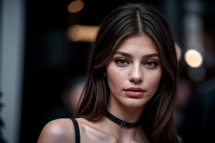 photo of beautiful (cam1lam0r:0.99), a woman with perfect hair, wearing Lavender (one-shoulder dress:1.1), choker, (eyeshadow, eyeliner, painted lips), (movie premiere gala:1.1), cute, (paparazzi in background), modelshoot style, (extremely detailed CG unity 8k wallpaper), professional majestic photography, (Leica M6 Camera), 85mm, exposure blend, hdr, faded, extremely intricate, High (Detail:1.1), Sharp focus, dramatic, soft cinematic light, (looking at viewer), (detailed pupils), 4k textures, elegant, ((((cinematic look)))), soothing tones, insane details, hyperdetailed, low contrast, (epicPhoto)