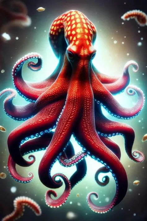 quantumstyle <lora:quantum_model:0.8> octopus