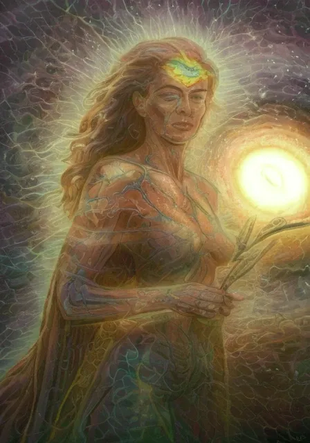 <lora:alexgreycosm_v1.0e2-000001:1> by alex grey cosm,goddess artemis, colorful, vivid