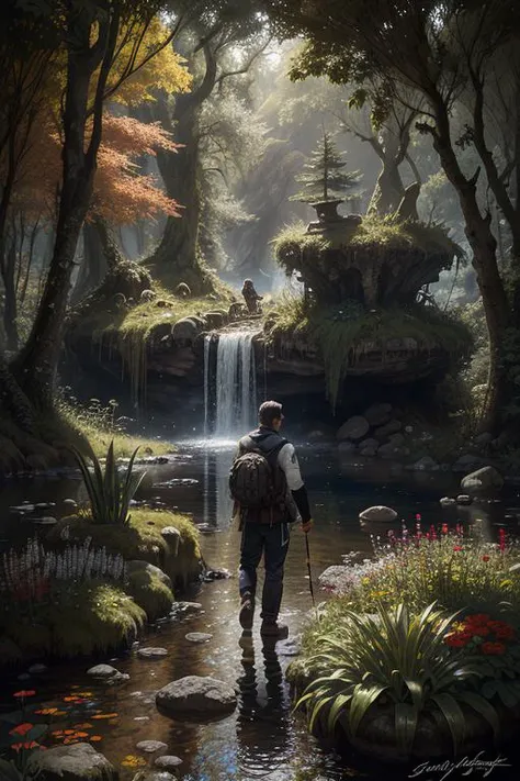 best quality, (dark, sharp:1.2), insanely detailed, luscious lips, ferns, realistic anime style lone hiker with his golden retriever looking out at a grand lake, masterpiece, checkered, (Style Rembrandt|Rembrandt|fine art:0.85), blooming dark red flowers, (professional photograpy:1.1), Style-Glass, Intricate, 35mm, realistic, beautiful, vast golden city, (high resolution uncompressed raw photo:0.8), lighting, there is ugliness in beauty, perfect face, glowing skin, grey eyes, (film grain), ultra high res, award winning photography, skindentation, sharp focus, (<lora:epiNoiseoffset_v2Pynoise:1>), ancient marble altar in fairy forest, (photo-realistic:1.37), bara, flowers, ((Victorian aesthetic), 8k), intricate detail, hit definition, (lighting:1.2), FURNITURE, cinematic, day, assembly, landscape, Marek Okon, (professionally color graded, (island sanctuary)), full shot of a Boorish Mansion, rings, sunny, dynamic lighting