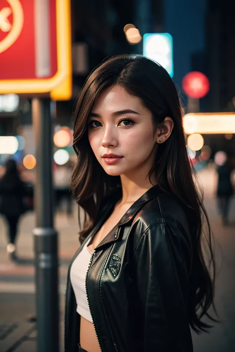 (extremely intricate:1.3), (realistic), photo of a girl in a bustling metropolis, weaving through crowded streets and dark alleyways, close up, Detailed clothes, green eyes, flowing hair, determined expression, shiny glossy skin, subsurface scattering, (sharp:0.7), [(colorful explosion psychedelic paint colors:1.21)::0.05], amazing fine detail, Nikon D850 film stock photograph Kodak Portra 400 camera f1.6 lens, rich colors, lifelike texture, dramatic lighting, urban environment, skyscrapers, neon signs, street vendors, dynamic composition, unreal engine, trending on ArtStation, cinestill 800 tungsten
, volumetrics dtx, (film grain, blurry background, blurry foreground, bokeh, depth of field, motion blur:1.3)<lora:more_details:0.6>