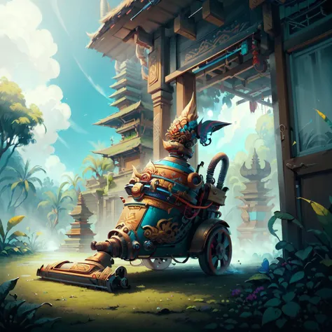 <lora:BaliPunkAI:.9> BaliPunkAI vacuum cleaner