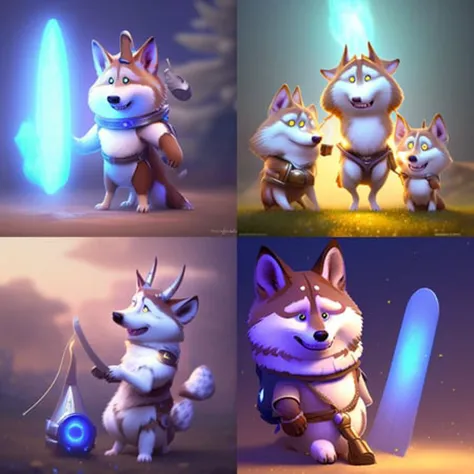 cartoona-animals An astronaut riding a horse