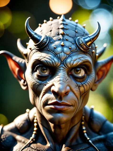 cinematic film still Hyperrealistic art cinematic film still photography in the style of detailed hyperrealism photoshoot,creature,fantasy,James Christensen,bold lines,hyper detailed,. shallow depth of field,vignette,highly detailed,high budget,bokeh,cinemascope,moody,epic,gorgeous,film grain,grainy,. Extremely high-resolution details,photographic,realism pushed to extreme,fine texture,incredibly lifelike,<lora:Creat0rDet4ilz:0.7>, . shallow depth of field, vignette, highly detailed, high budget, bokeh, cinemascope, moody, epic, gorgeous, film grain, grainy