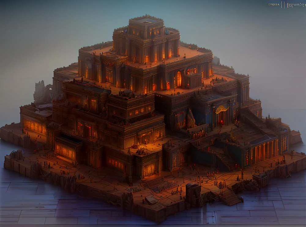 finetune, isometric, landscape, anime,
(uploaded and trending on imgur, pixiv, furaffinity, pinterest, e621, inkbunny, tumblr, deviantart, artstation, ),
(in the style of and art by Thomas Kinkade, midjourney, greg rutkowski, raphael, Frank Lloyd Wright, ),
<lora:christmas_test:0.85> <lora:SumerianArchitecture:0.8> sumerian, scenery, building, temple, ziggurat, pyramid, palace, monumental architecture, city, cityscape, nisroch, <lora:snow_slider:0.85>, (inside of a palace:1.5), floofytite,