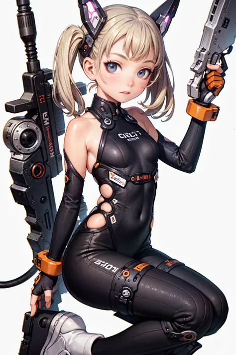 [(white background:1.8)::5],(Simple background:1.8),(masterpiece,best quality),1girl,solo,(JC:1.2),(petite:1.5),Tachie,standing,lower leg out of frame,
BREAK
(cyberpunk,science fiction,post-apocalypse,anime character),(spacesuit:1.2),Long twintails,tube top,gloves,smile,bangs,(headgear:1.6),white footwear,id card,
BREAK
Hyper realistic painting,kawayi,(earlyteen:1.75),(sexy:1.25),(medium breasts:1.2),(finely detail,ultra-detailed:1.15),(best composition:1.25),(an extremely delicate and beautiful:1.05),Studio light,(volume lighting:1.5),bloom effect,light particles,dynamic angle,Oily skin,(extremely detailed CG unity 8k wallpaper:1.05),(exquisite illustrations:1.05),(highres:1.05),(layering:1.05),8k,UHD,(HDR:1.5),
BREAK
<lora:Range_murata_style_v02:0.8>,<lora:SR_techwear_v1.0:0.5>,jn,<lyco:neg4all_bdsqlsz_V3.5:1>,