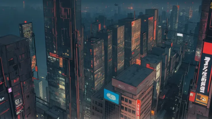 8k, ((masterpiece)), ((best quality)), (ultra-detailed) city skyline, dystopian future, near future, judge dredd, run-down, cheap, mega block huge blocks, artificial lights, dim light, small, (((cramped))), outdoors, messy, depressing,  rust, grime, scenic, neon lights, evening, impossibly high buildings, holograms, exposed cables, exposed pipes, high density, trash, rats, skyships, flying cars, air traffic, light streaks