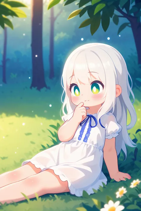 (masterpiece, best quality), 1girl with long white hair sitting in a field of green plants and flowers, her hand under her chin, warm lighting, white dress, blurry foreground,<lora:EMS-241775-EMS:0.500000>,<lora:EMS-241970-EMS:0.500000>,<lora:EMS-227281-EMS:0.700000>,<lora:EMS-61808-EMS:0.200000>,<lora:EMS-241608-EMS:0.500000>,<lora:EMS-58005-EMS:0.500000>
