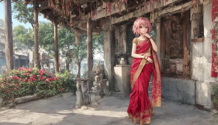 (aesthetic:0), (quality:0), (solo:0), (boy:0), (saree:0.98), [[braid]], [astolfo], [[[[india]]]]