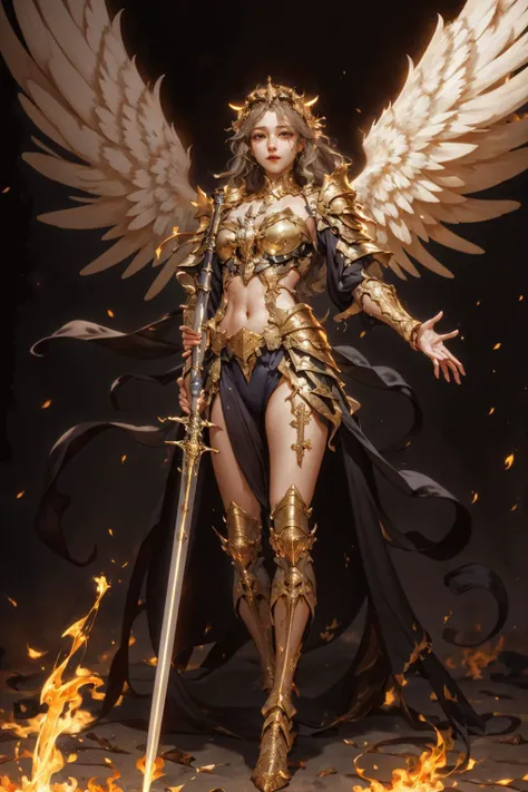 highres,absurdres,masterpiece,best quality,original,extremely detailed CG,extremely detailed wallpaper,perfect lighting,
<lora:angel_20231206093915:0.7>,Angel,